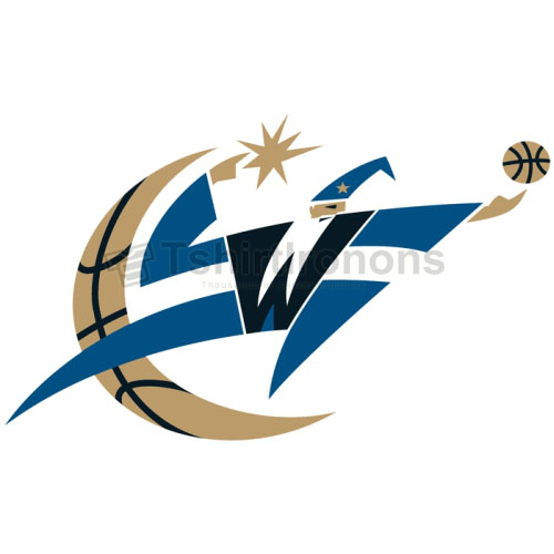 Washington Wizards T-shirts Iron On Transfers N1245 - Click Image to Close